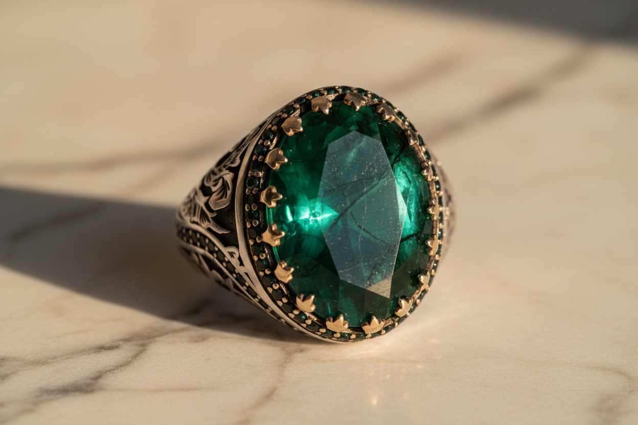 Combo for 16mm Solid Cuban Chain, Bracelet With Stones on Lock and Lion Pendant in 999 Silver white finish - caratsutra