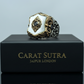 RARE PRINCE by CARAT SUTRA | Unique Turkish Style Ring with Natural Pearl | 925 Sterling Silver Oxidized Ring | Men's Jewelry | With Certificate of Authenticity and 925 Hallmark - caratsutra