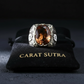 RARE PRINCE by CARAT SUTRA | Unique Designed Ring with Custom Name Initiall, Studded Natural  with Hessonite Stone (Gomed) With Certificate of Authenticity and 925 Hallmark