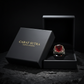 RARE PRINCE by CARAT SUTRA | Unique Turkish Style Ring with Natural Red Agate | 925 Sterling Silver Oxidized Ring | Men's Jewelry | With Certificate of Authenticity and 925 Hallmark - caratsutra