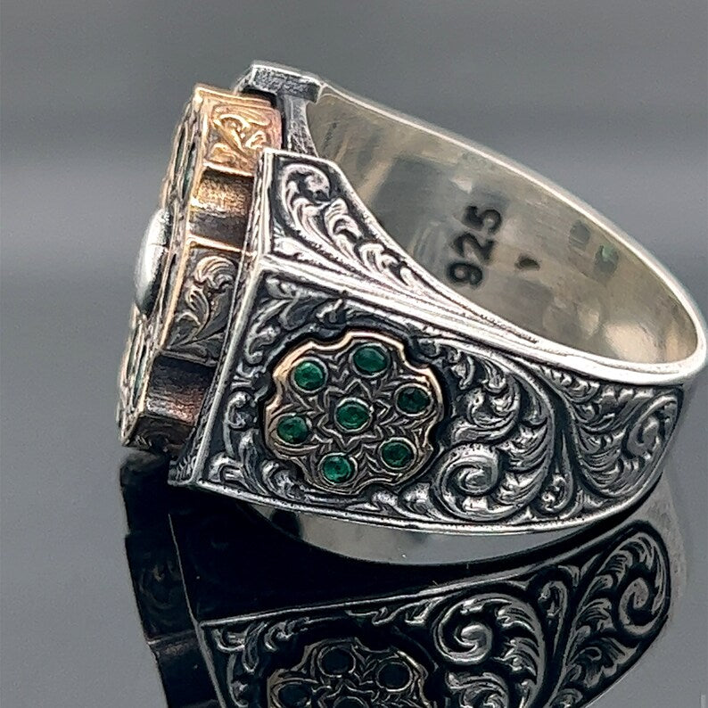 RARE PRINCE by CARAT SUTRA Unique Designed Turkish Style Ring