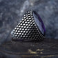 RARE PRINCE by CARAT SUTRA | Unique Designed Turkish Style Ring with Purple Amethyst , 925 Sterling Silver Oxidized Ring | Men's Jewelry | With Certificate of Authenticity and 925 Hallmark