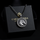 RARE PRINCE by CARAT SUTRA | Unique Designed Horse Pendant for Men | 925 Sterling Silver Oxidized Pendant | Men's Jewelry | With Certificate of Authenticity and 925 Hallmark - caratsutra