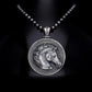 RARE PRINCE by CARAT SUTRA | Unique Designed Horse Pendant for Men | 925 Sterling Silver Oxidized Pendant | Men's Jewelry | With Certificate of Authenticity and 925 Hallmark
