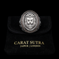RARE PRINCE by CARAT SUTRA | Unique Designed Lion Ring | 925 Sterling Silver Oxidized Ring | Men's Jewelry | With Certificate of Authenticity and 925 Hallmark - caratsutra