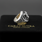 Unique Goat Designed Ring for Aries Zodiac for Men | 925 Sterling Silver Oxidized Ring | Men's Jewelry | With Certificate of Authenticity and 925 Hallmark - caratsutra
