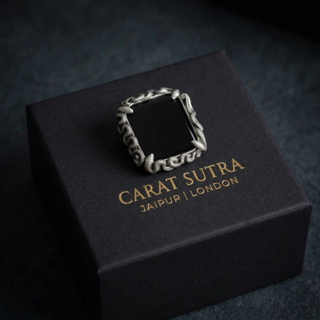 Smart Watch Snake Case | Oxidised Finish. 925 Sterling Silver with Hallmark