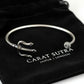 RARE PRINCE by CARAT SUTRA | Unique Trishul Symbol Bracelet | 925 Sterling Silver Oxidized Bracelet | Men's Jewelry | With Certificate of Authenticity and 925 Hallmark