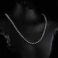 Minimalist Solid 3mm Oxidised Ball Chain | 925 Sterling Silver Chain | With Certificate of Authenticity and 925 Hallmark