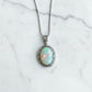 15ct Natural Green Onyx (Aqeeq), 925 Sterling Silver Pendant | With Certificate of Authenticity and 925 Hallmark