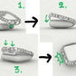 16mm Snake Chain Smart Watch Case & Strap | 925 Sterling Silver in Oxidised Finish with Hallmark