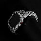 16mm Snake Chain Smart Watch Case & Strap | 925 Sterling Silver in Oxidised Finish with Hallmark