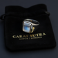 RARE PRINCE by CARAT SUTRA | Classic Style Ring with Natural Moonstone | 925 Sterling Silver | With Certificate of Authenticity and 925 Hallmark