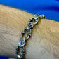 Infinity Style Hand-Engraved Bracelet with mini Natural Amethyst Stone | 925 Sterling Silver Bracelet | With Certificate of Authenticity and 925 Hallmark - caratsutra