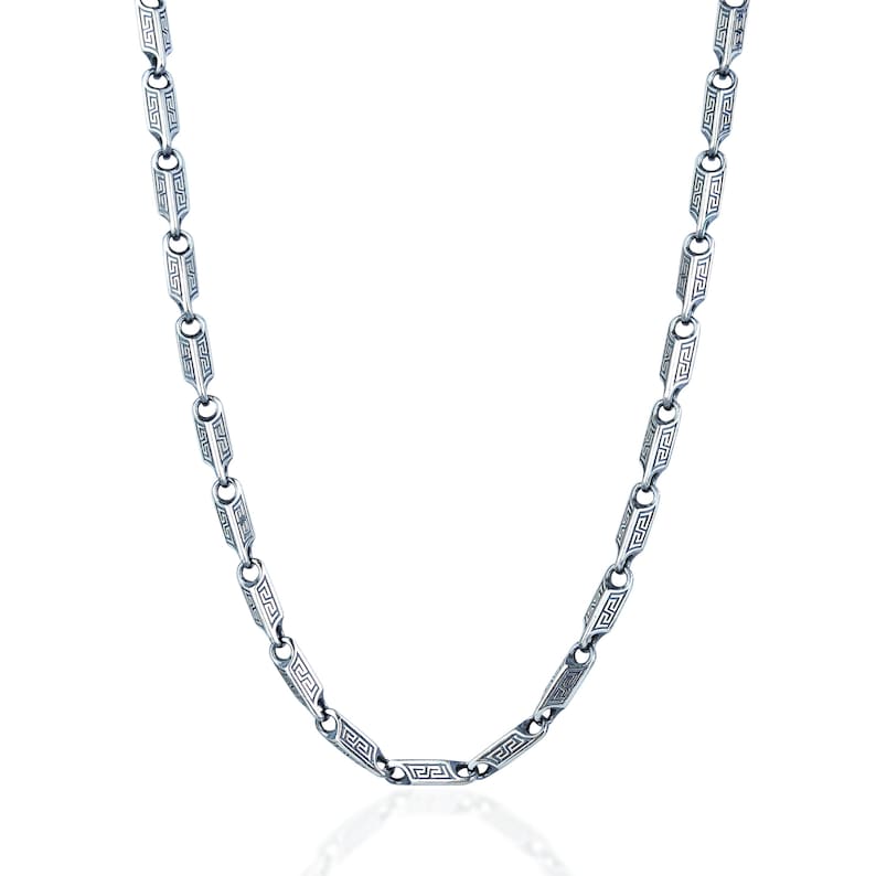 Minimalist Solid 4mm Infinity Chain | 925 Sterling Silver Chain | With Certificate of Authenticity and 925 Hallmark