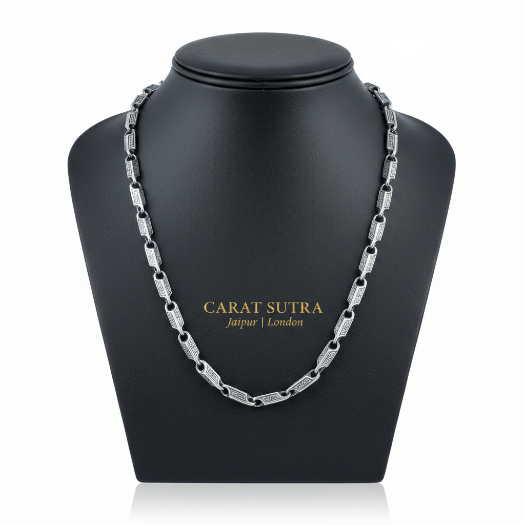 Minimalist Solid 4mm Infinity Chain | 925 Sterling Silver Chain | With Certificate of Authenticity and 925 Hallmark