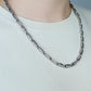 Minimalist Solid 4mm Infinity Chain | 925 Sterling Silver Chain | With Certificate of Authenticity and 925 Hallmark
