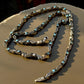 Minimalist Solid 4mm Oxidised Turquoise Chain | 925 Sterling Silver Chain | With Certificate of Authenticity and 925 Hallmark