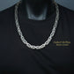 Solid 10mm Byzantine Heavy Link Chain | 925 Sterling Silver Chain | With Certificate of Authenticity and 925 Hallmark