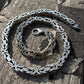 Solid 10mm Byzantine Heavy Link Chain | 925 Sterling Silver Chain | With Certificate of Authenticity and 925 Hallmark