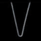 Solid 5mm Franco Link Chain with Plain Lock (Matt Finish) | 925 Sterling Silver Chain | With Certificate of Authenticity and 925 Hallmark