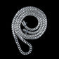 Solid 5mm Franco Link Chain with Plain Lock (Matt Finish) | 925 Sterling Silver Chain | With Certificate of Authenticity and 925 Hallmark