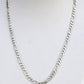 4mm Wide Solid Figaro-Cuban Link Chain |925 Sterling Silver Chain | Men's Jewelry with Hallmark