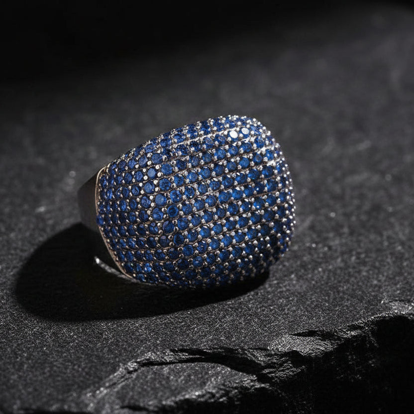 Blue Zircon Rings