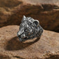 RARE PRINCE by CARAT SUTRA | Unique Designed 3D Tiger Face Ring | 925 Sterling Silver Oxidized Ring | Men's Jewelry | With Certificate of Authenticity and 925 Hallmark