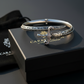 RARE PRINCE by CARAT SUTRA | Exclusive Adjustable Silver Sword Handcuff Bracelet | 925 Sterling Silver Bracelet | With Certificate of Authenticity and 925 Hallmark - caratsutra