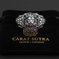 RARE PRINCE by CARAT SUTRA | Unique Designed Lion Head Ring with Royal Fleur De Lis | 925 Sterling Silver Oxidized Ring | Men's Jewelry | With Certificate of Authenticity and 925 Hallmark - caratsutra