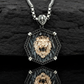 RARE PRINCE by CARAT SUTRA | Unique Designed Lion Pendant for Men | 925 Sterling Silver Rosegold Plated Oxidized Pendant | Men's Jewelry | With Certificate of Authenticity and 925 Hallmark - caratsutra