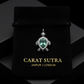 RARE PRINCE by CARAT SUTRA | Unique Designed Turtle Pendant with green onyx stone | 925 Sterling Silver Oxidized Pendant | With Certificate of Authenticity and 925 Hallmark - caratsutra