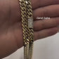 RARE PRINCE by CARAT SUTRA | Solid 10mm Miami Cuban Link Chain with Iced Lock | 22kt Gold Micron Plated on 925 Sterling Silver Chain with AAA+ Quality Swarovski Diamonds | Men's Jewelry | With Certificate of Authenticity and 925 Hallmark
