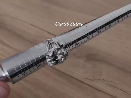 RARE PRINCE by CARAT SUTRA | Unique Designed Solid Ferocious 3D Tiger Face Ring | 925 Sterling Silver Oxidized Ring | Men's Jewelry | With Certificate of Authenticity and 925 Hallmark