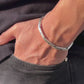 Infinity bangle | Matt / Shiny Finish Adjustable Cuff Style Bangle / kadaa | 999 Sterling Silver