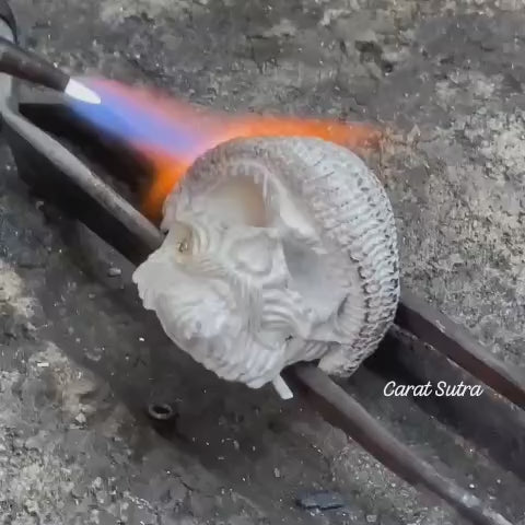 Unique Bearded Skull Ring | 925 Sterling Silver Oxidized Ring | Men's Jewelry | With Certificate of Authenticity and 925 Hallmark