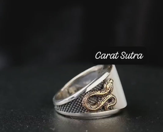 Unique Designed Turkish Style Curved Ring with Mother Of Pearl | 925 Sterling Silver Ring |With Certificate of Authenticity and 925 Hallmark