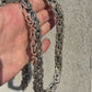 Solid 10mm Byzantine Heavy Link Chain | 925 Sterling Silver Chain | With Certificate of Authenticity and 925 Hallmark