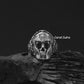 RARE PRINCE by CARAT SUTRA | Unique Designed Warrior Skull Ring | 925 Sterling Silver Oxidized Ring | Men's Jewelry | With Certificate of Authenticity and 925 Hallmark