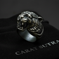 RARE PRINCE by CARAT SUTRA | Unique Designed Tiger Face Ring | 925 Sterling Silver Oxidized Ring | Men's Jewelry | With Certificate of Authenticity and 925 Hallmark - caratsutra
