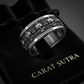 RARE PRINCE by CARAT SUTRA | Unique Designed Band Ring Skull & Fleur De Lis | 925 Sterling Silver Oxidized Ring | Men's Jewelry | With Certificate of Authenticity and 925 Hallmark - caratsutra