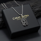 RARE PRINCE by CARAT SUTRA | Unique Designed Roman Helmet Pendant Studded with Black Zircons for Men | 925 Sterling Silver Oxidized Pendant | Men's Jewelry | With Certificate of Authenticity and 925 Hallmark - caratsutra