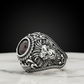 Combo for 16mm Solid Cuban Chain, Bracelet With Stones on Lock and Lion Pendant in 999 Silver white finish - caratsutra