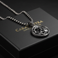 RARE PRINCE by CARAT SUTRA | Unique Scorpio Zodiac Designed Pendant Studded with Black Zircons | Unisex 925 Sterling Silver Oxidized Pendant | Men's Jewelry | With Certificate of Authenticity and 925 Hallmark - caratsutra
