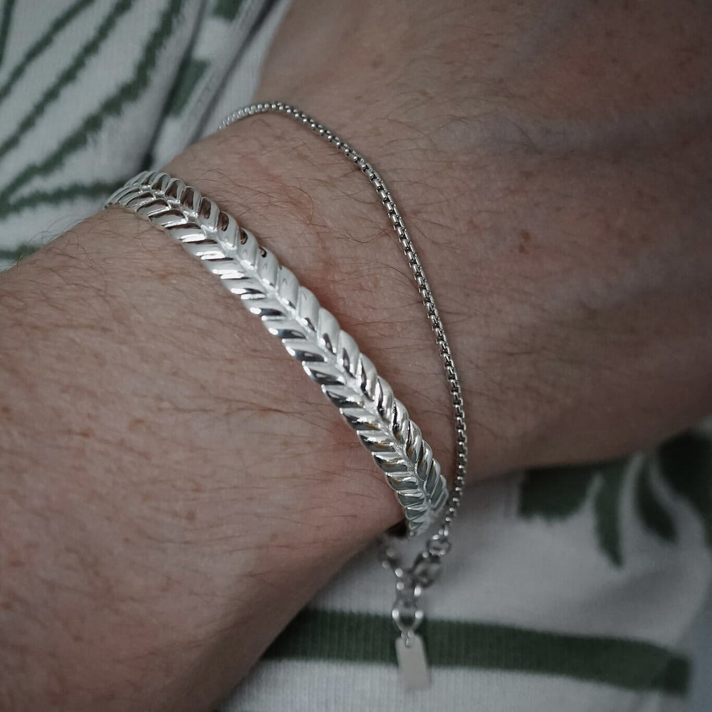 Boy Silver Hand Chain Design For Mens RARE PRINCE By CARAT SUTRA