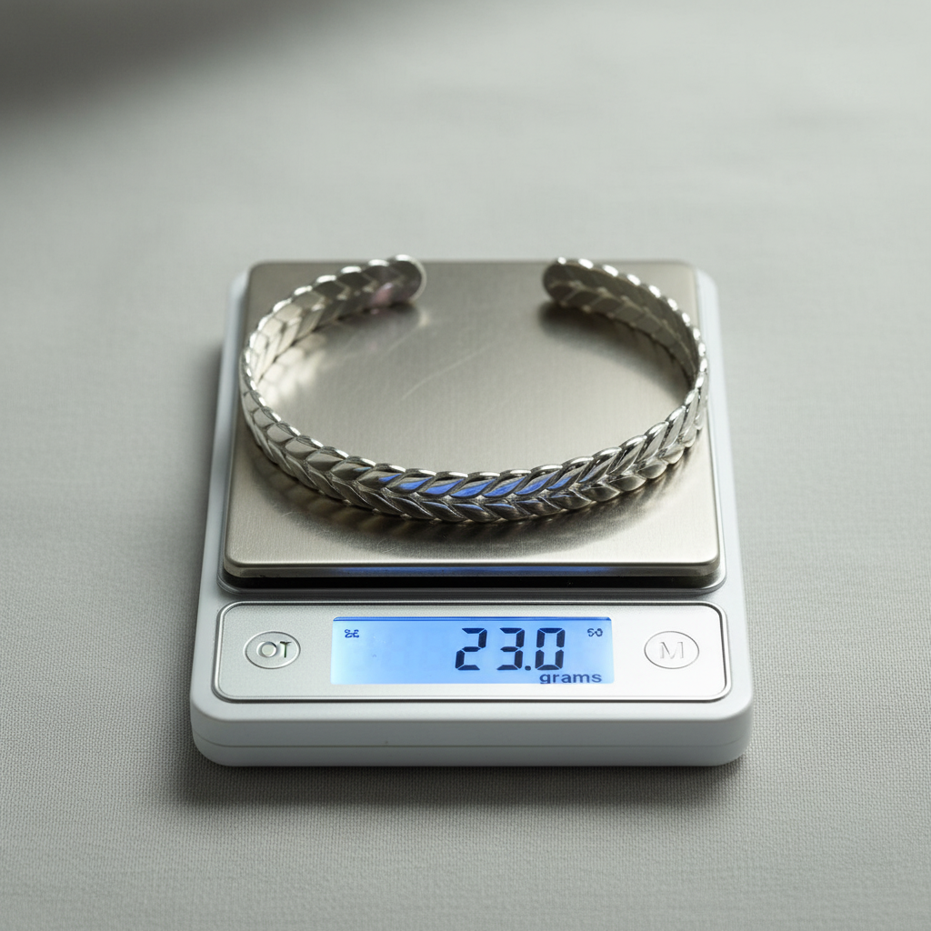 RARE PRINCE by CARAT SUTRA | Adjustable Leaf Style Bangle/kadaa/Handcuff for Men & Boys | 925 Sterling Silver Bracelet | Men's Jewelry | With Certificate of Authenticity and 925 Hallmark - caratsutra