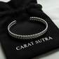 RARE PRINCE by CARAT SUTRA | Adjustable Leaf Style Bangle/kadaa/Handcuff for Men & Boys | 925 Sterling Silver Bracelet | Men's Jewelry | With Certificate of Authenticity and 925 Hallmark - caratsutra