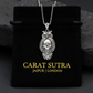 RARE PRINCE by CARAT SUTRA | Unique Designed Owl with Skull Pendant for Men | 925 Sterling Silver Oxidized Pendant | Men's Jewelry | With Certificate of Authenticity and 925 Hallmark