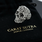 RARE PRINCE by CARAT SUTRA | Unique Designed Women's Body Skull Ring | 925 Sterling Silver Oxidized Ring | Men's Jewelry | With Certificate of Authenticity and 925 Hallmark - caratsutra